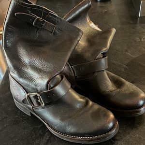 Frye slouch moto boots. Excellent condition